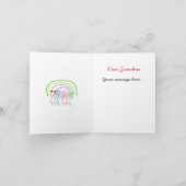 Upload tekening Draai Kinder kunstwerk naar Kerstm Feestdagen Kaart (Binnen)