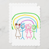 Upload tekening Draai Kinder kunstwerk naar Kerstm Feestdagenkaart (Voorkant / Achterkant)