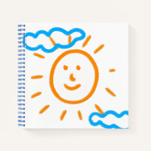 Upload tekening Draai Kinder kunstwerk naar Sketch Notitieboek