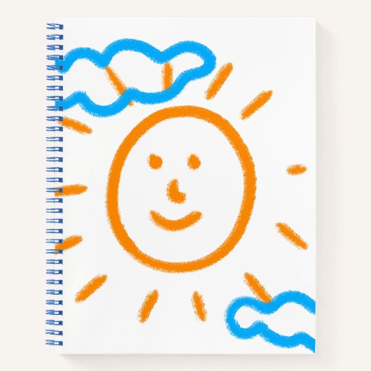 Upload tekening Draai Kinder kunstwerk naar Sketch Notitieboek (Voorkant)