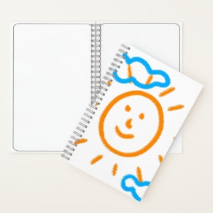 Upload tekening Draai Kinder kunstwerk naar Sketch Notitieboek