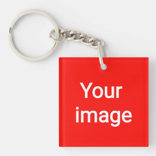 Upload uw aangepaste afbeelding – gepersonaliseerd sleutelhanger (voorkant)