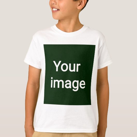 Upload uw aangepaste afbeelding – Persoonlijke Gra T-shirt (Voorkant)