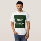 Upload uw aangepaste afbeelding – Persoonlijke Gra T-shirt (Voorkant volledig)
