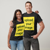 Upload uw aangepaste afbeelding – Persoonlijke Gra T-shirt (Unisex)