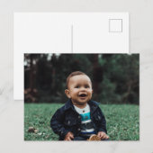 Upload uw aangepaste gepersonaliseerde foto briefkaart (Voorkant / Achterkant)