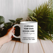 Upload uw aangepaste ontwerp foto & tekst 20oz Jum Grote Koffiekop
