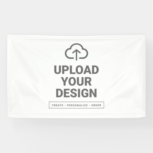 Upload uw aangepaste ontwerp spandoek (Horizontaal)