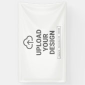 Upload uw aangepaste ontwerp spandoek (Verticaal)