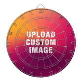 Upload uw afbeelding Aangepaste foto Dartbord (Voorkant)