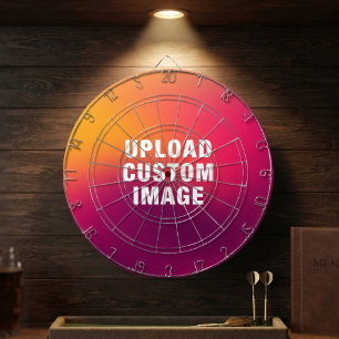 Upload uw afbeelding Aangepaste foto Dartbord