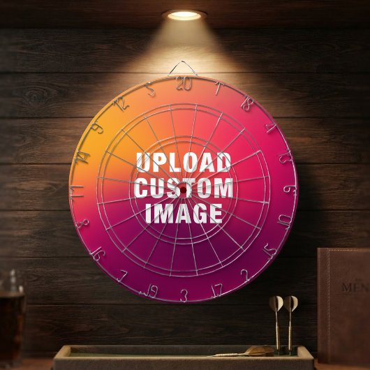 Upload uw afbeelding Aangepaste foto Dartbord