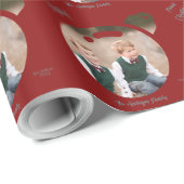 Upload uw Afbeelding naar een kerstBauble Cadeaupapier (Rol Hoek)