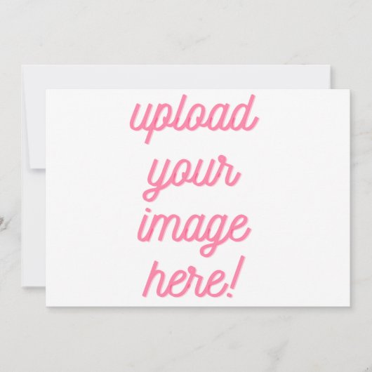 Upload uw Afbeelding of logo hier Feestdagenkaart (Voorkant)