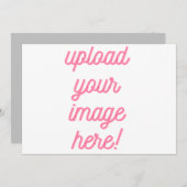 Upload uw Afbeelding of logo hier Feestdagenkaart (Voorkant / Achterkant)
