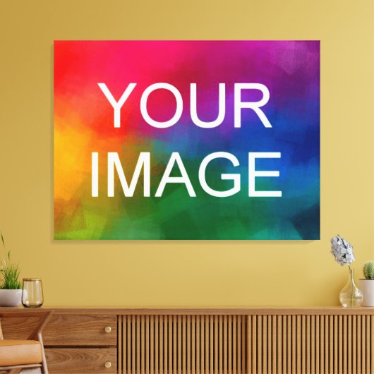 Upload uw Afbeelding Photo Afbeelding Logo High Cl Canvas Afdruk (Insitu (Woonkamer))