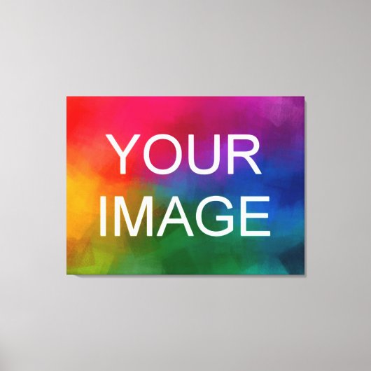 Upload uw Afbeelding Photo Afbeelding Logo High Cl Canvas Afdruk (Voorkant)