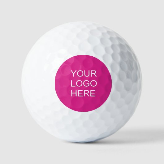 Upload uw bedrijf Logo hier 3 Pack Golfballen (Voorkant)