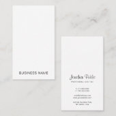 Upload uw bedrijf Logo hier Modern Vertical Visitekaartje (Voorkant / Achterkant)