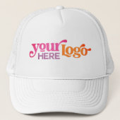 Upload uw bedrijf Logo hier op maat Trucker Pet (Voorkant)