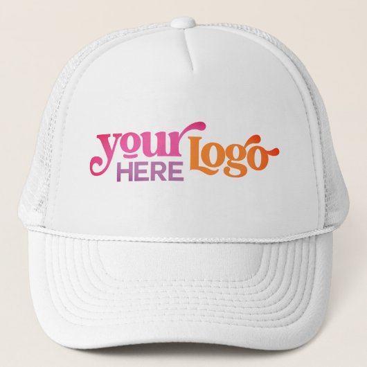 Upload uw bedrijf Logo hier op maat Trucker Pet (Voorkant)