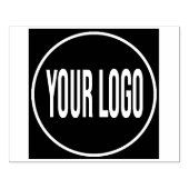 Upload uw bedrijf Logo Large Rubberstempel (Afrduk)