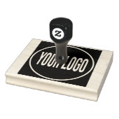 Upload uw bedrijf Logo Large Rubberstempel (Stempel)
