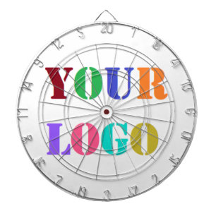 Upload uw bedrijfslogo merk dartbord