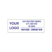 Upload uw bedrijfslogo Voeg naam adres stempel toe (Design)
