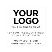 Upload uw bedrijfsretouradres voor logo rubberstempel (Afrduk)