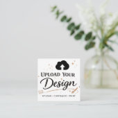Upload Uw Design Merknaam Contactkaartje (Staand voorkant)