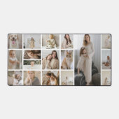 Upload uw eigen 17 foto's gepersonaliseerd bureaumat (Voorkant)
