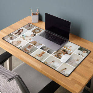 Upload uw eigen 18 foto's gepersonaliseerd bureaumat