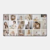Upload uw eigen 18 foto's gepersonaliseerd bureaumat (Voorkant)