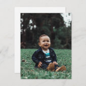 Upload uw eigen aangepaste foto informatiekaartje (Voorkant / Achterkant)