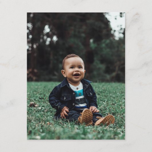 Upload uw eigen aangepaste foto informatiekaartje (Voorkant)