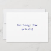 Upload uw eigen aangepaste uitnodiging (5 x 7 inch (Voorkant)