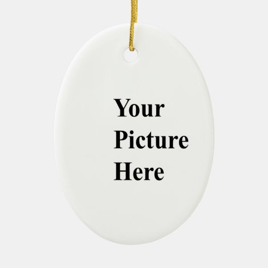 Upload uw eigen Afbeelding hier Keramisch Ornament (Voorkant)