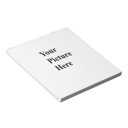 Upload uw eigen Afbeelding hier Notitieblok (Schuin)