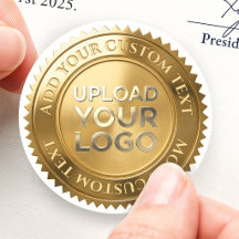 Upload uw eigen beeldmerk logo aangepaste 3D folie