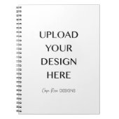 Upload uw eigen Design Journal/ Notitieboek (Voorkant)