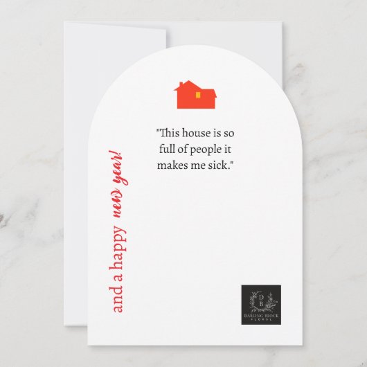 Upload uw eigen, doe-het-zelf aangepaste kerst Kaa Kaart (Achterkant)