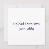 Upload uw eigen, doe-het-zelf Kaart of uitnodiging (Voorkant)