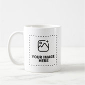 Upload uw eigen foto sjabloon product koffiemok (Links)