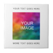 Upload uw eigen Logo of Foto Afbeelding toevoegen  Tegeltje (Voorkant)