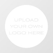 Upload uw eigen Logo Small Business Branding Raamsticker (Vel)