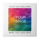 Upload Uw Eigen Logo van het Afbeelding van de Fot Tegeltje (Voorkant)