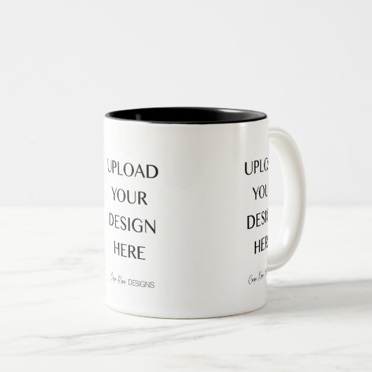 Upload uw eigen Mok met ontwerpdetails (Voorkant rechts)