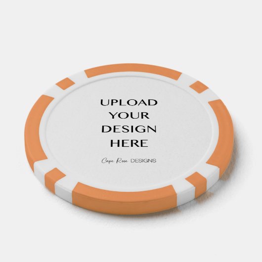 Upload uw eigen Mok met ontwerpdetails Poker Chips (Enkel)