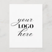 Upload uw eigen ontwerp aangepaste zakelijke ansic briefkaart (Voorkant)